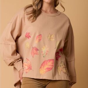 Autumn Leaf cotton top